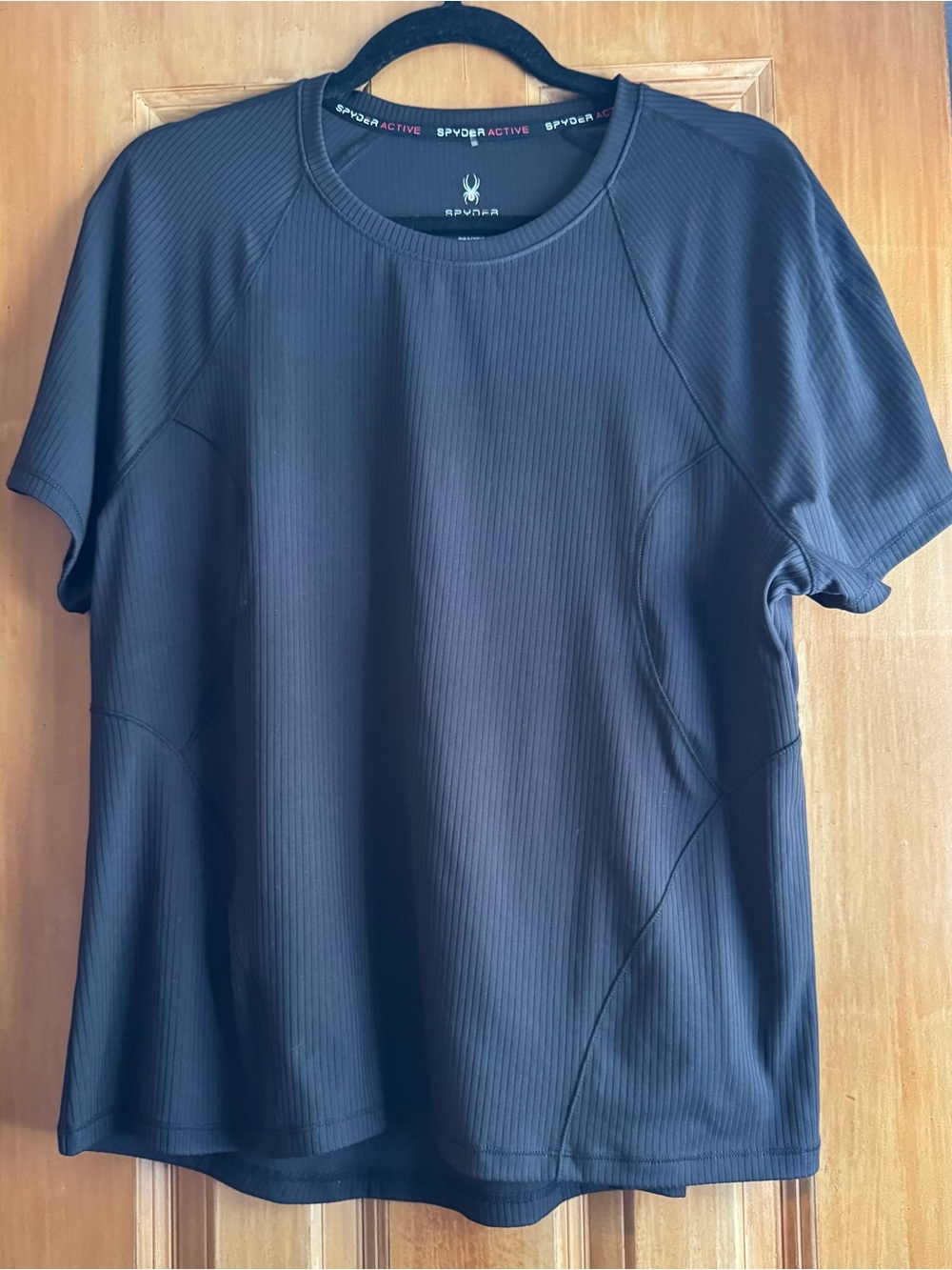 Spyder Black Short-Sleeve Women’s Performance Tee